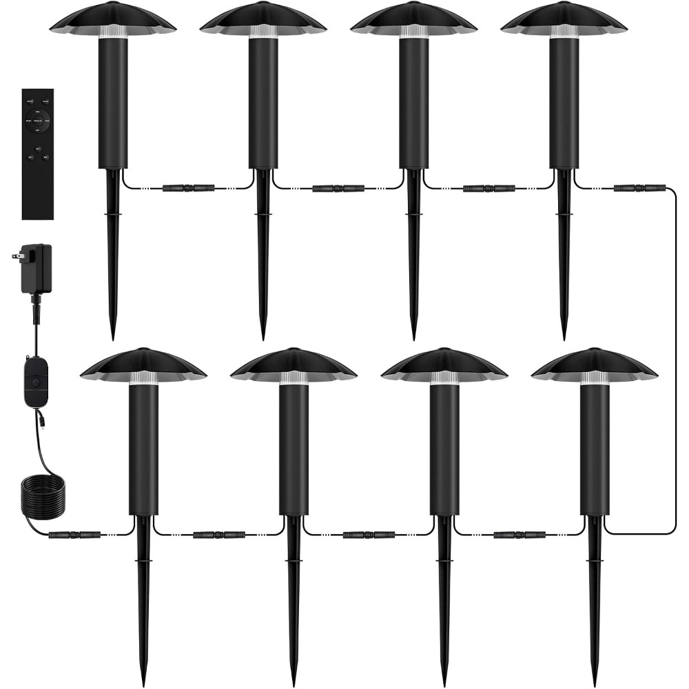 Outdoor Lighting Kits Low Voltage - 8 Pack Low Voltage Landscape Lighting