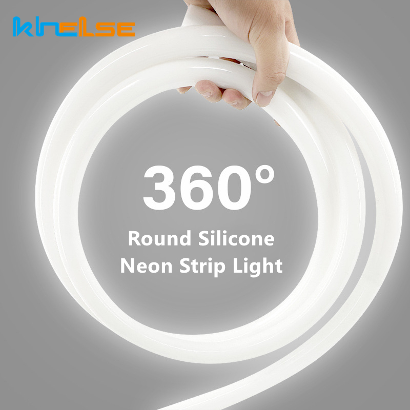 Outdoor Lighting Linear - Round Flexible Silicone Strip Light 360