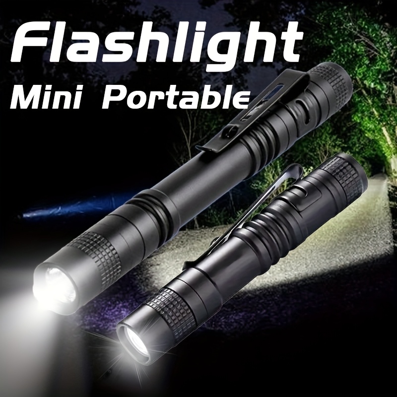 Outdoor Lighting Electric - Mini Portable LED Flashlight Pocket Ultra