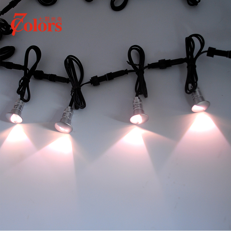 Outdoor Lighting Ground Fixtures - Double Connector Waterproof Floor Stairs Step