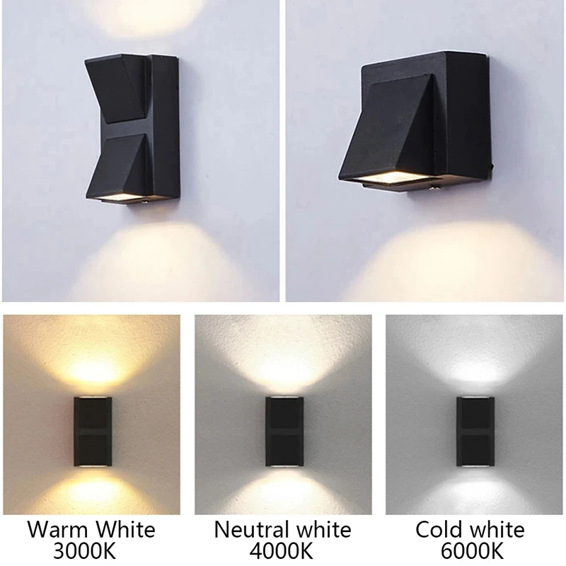Outdoor Lighting Wall Mount - LED Wall Lamp IP65 Outdoor Waterproof