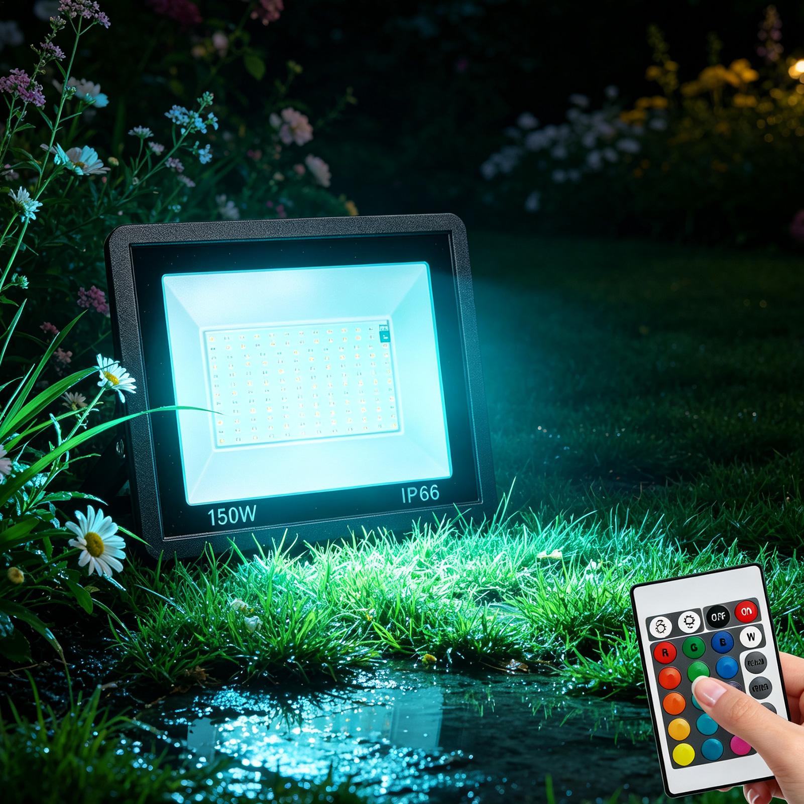 Outdoor Yard Lighting Fixtures - Outdoor Flood Light RGB Color Changing