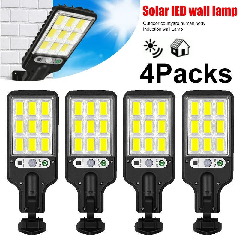 Outdoor Lighting Lamps - Powerful LED Solar Outdoor Courtyard Wall