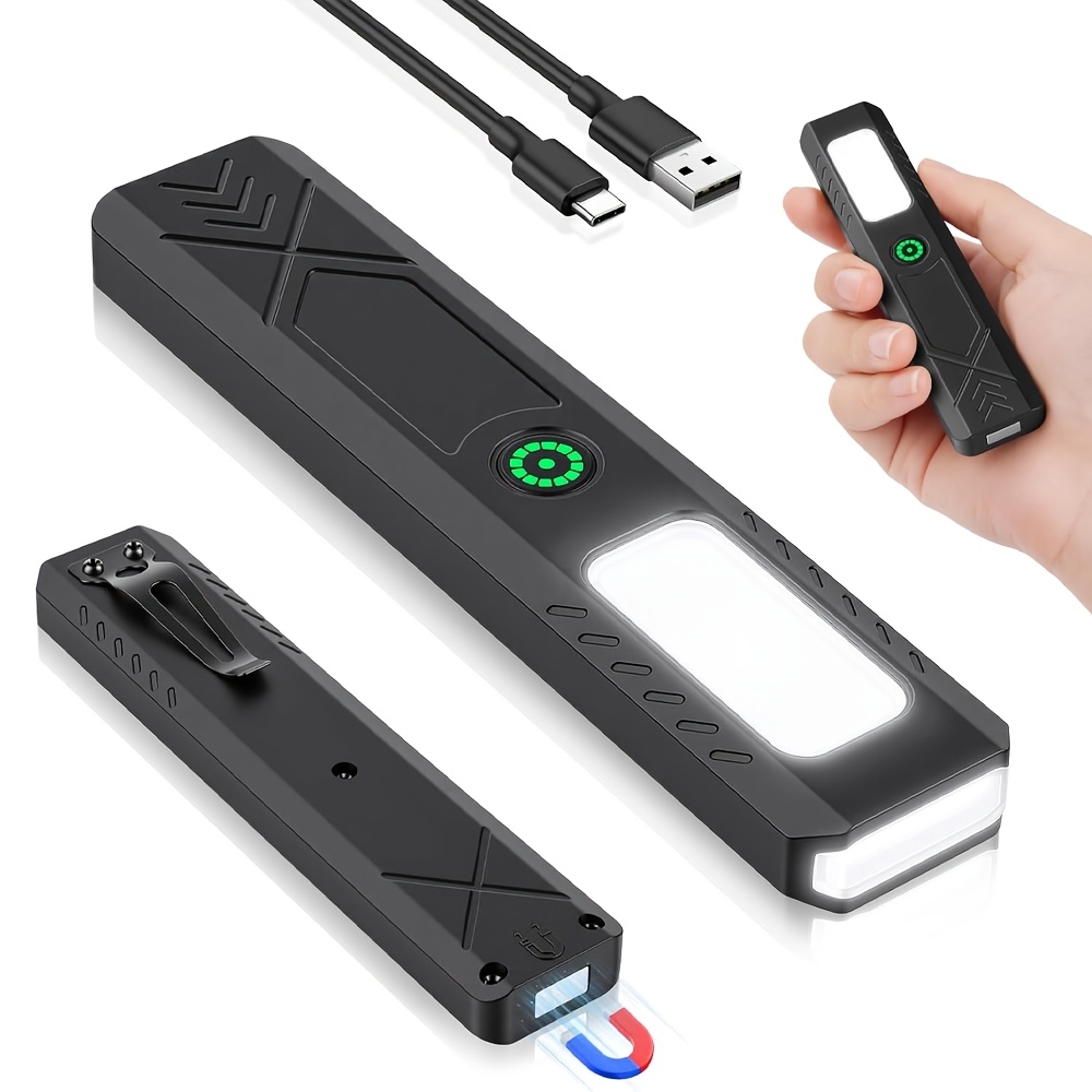 Outdoor Lighting Globes - Rechargeable LED Handheld Flashlight 600LM Powerful