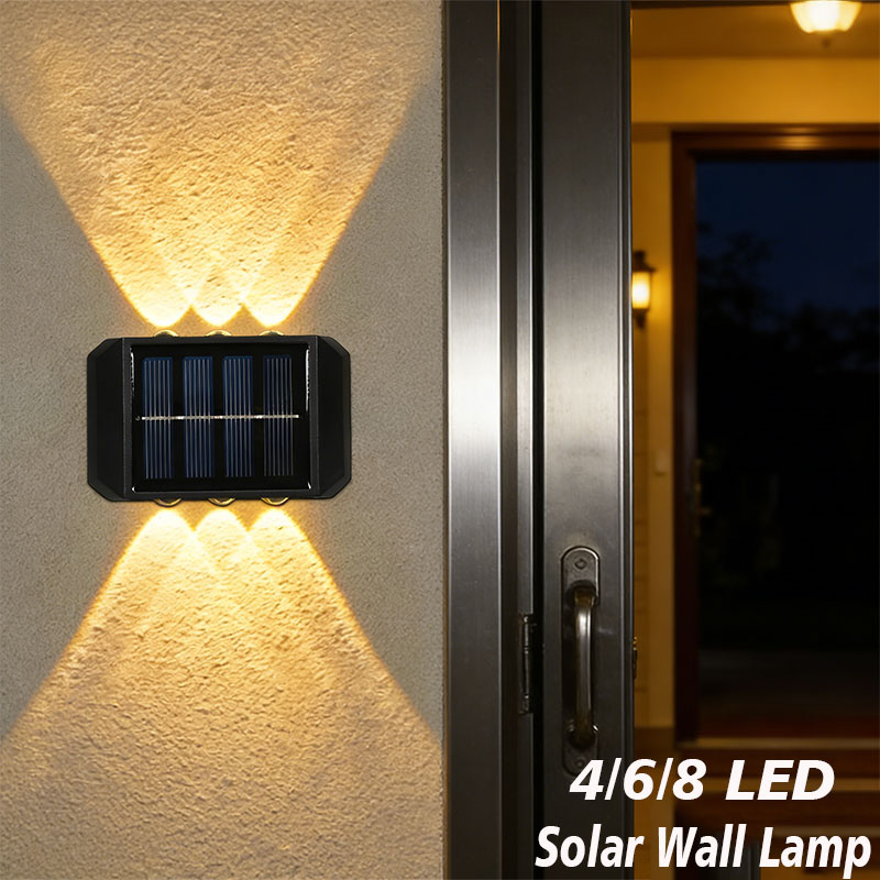 Outdoor Lighting Linear - 4/6/8 LED Solar Outdoor Light Solar