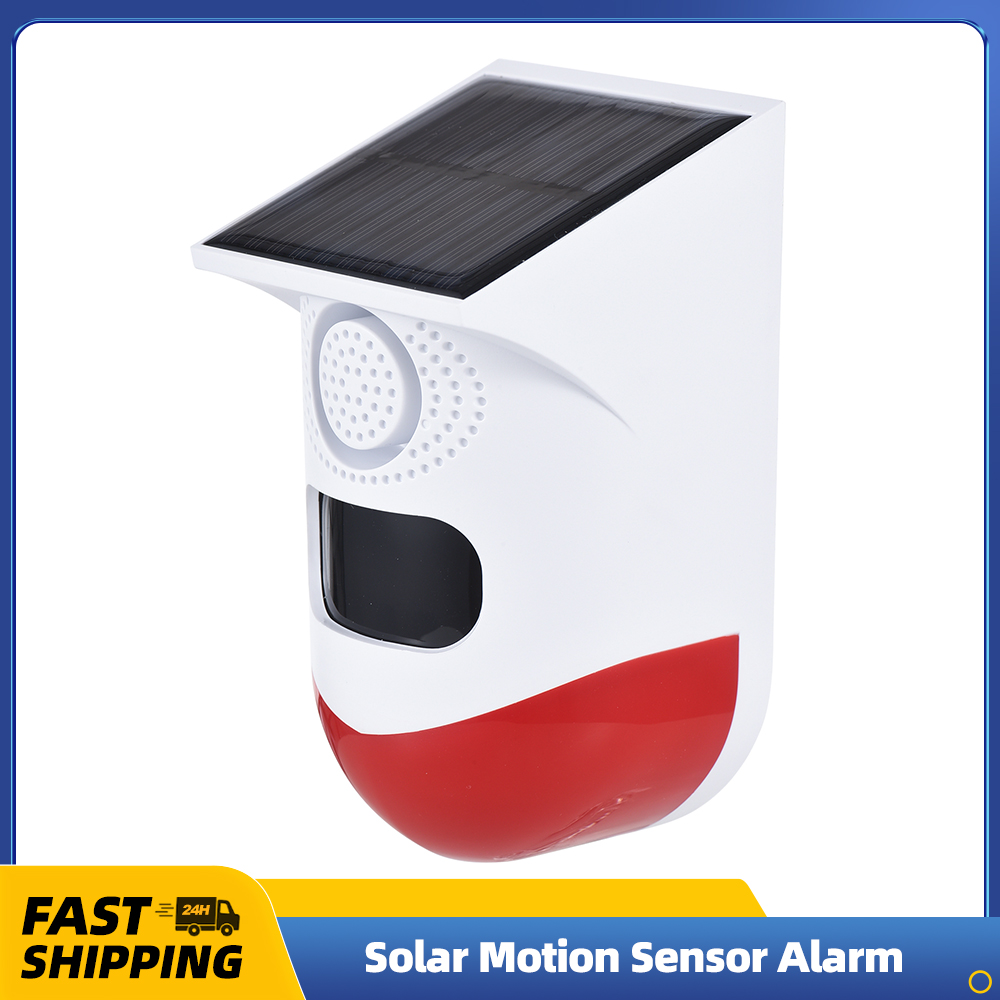 Outdoor Lighting Motion Sensor - Solar Motion Sensor Alarm Outdoor 120dB