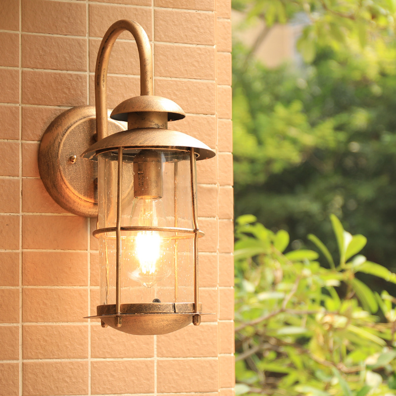 Outdoor Yard Lighting Fixtures - Vintage Wall Lamp E27 Bulb Sconce
