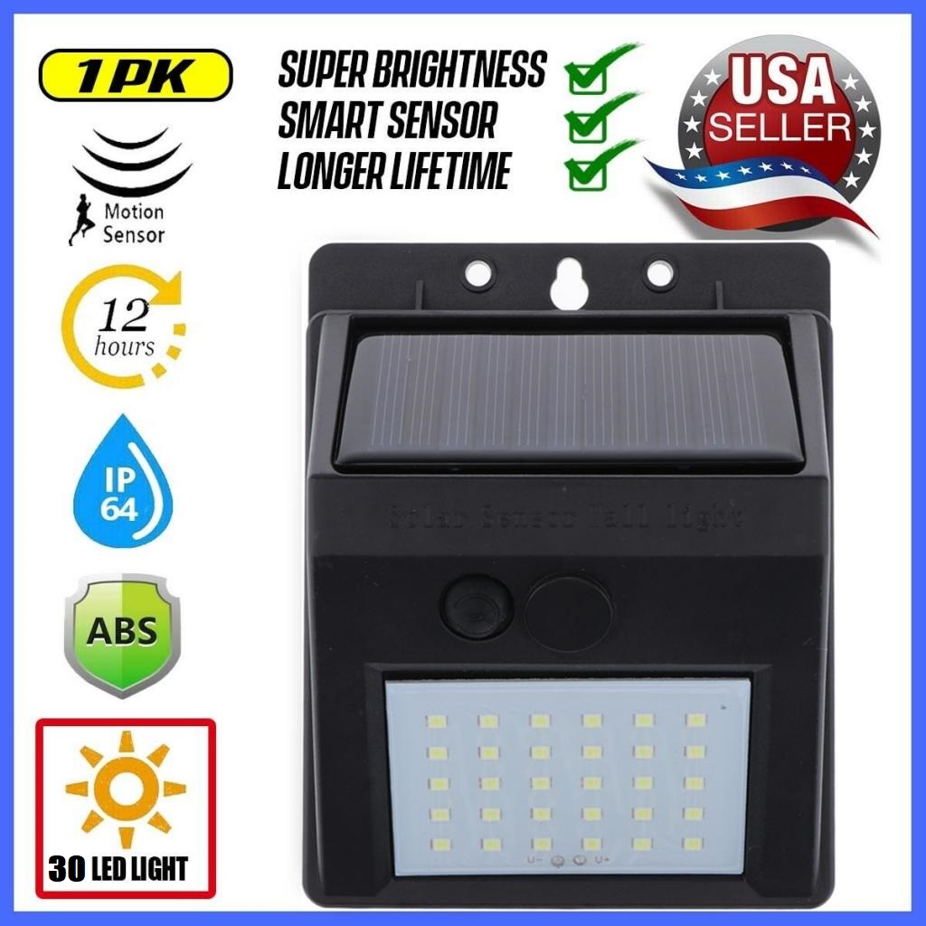 Outdoor Yard Lighting Fixtures - Outdoor Solar Powered LED Wall Light