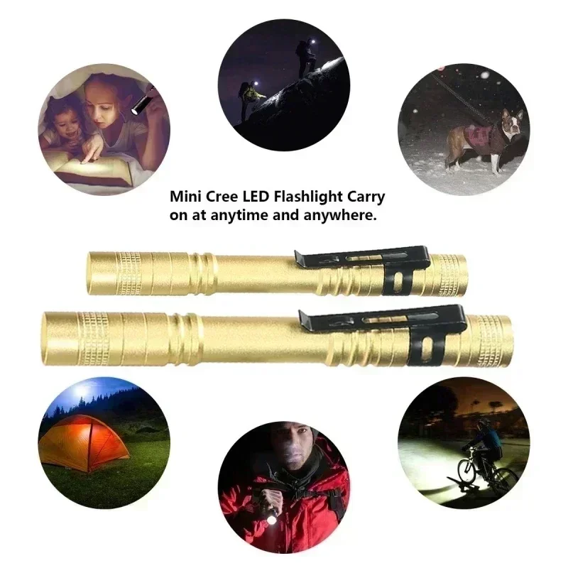 Mini Portable LED Pen Light wi - Outdoor Lighting Electric recension och pris