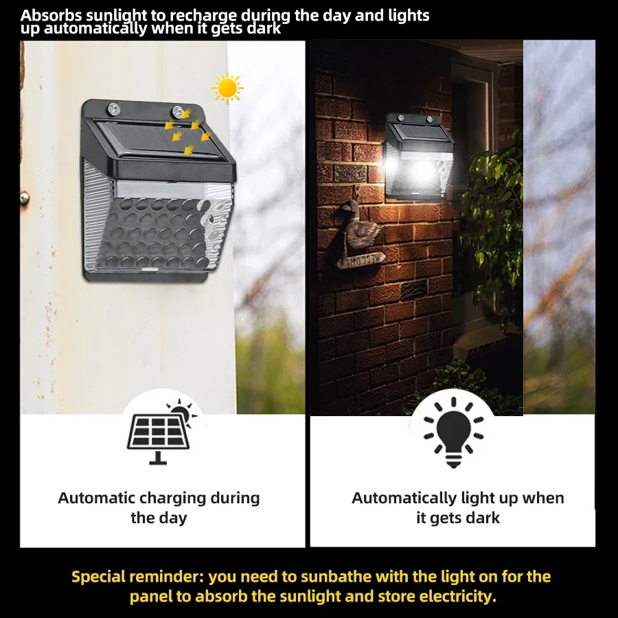 LED Solar Light PIR Motion Sen - Outdoor Lighting Motion Sensor recension och pris