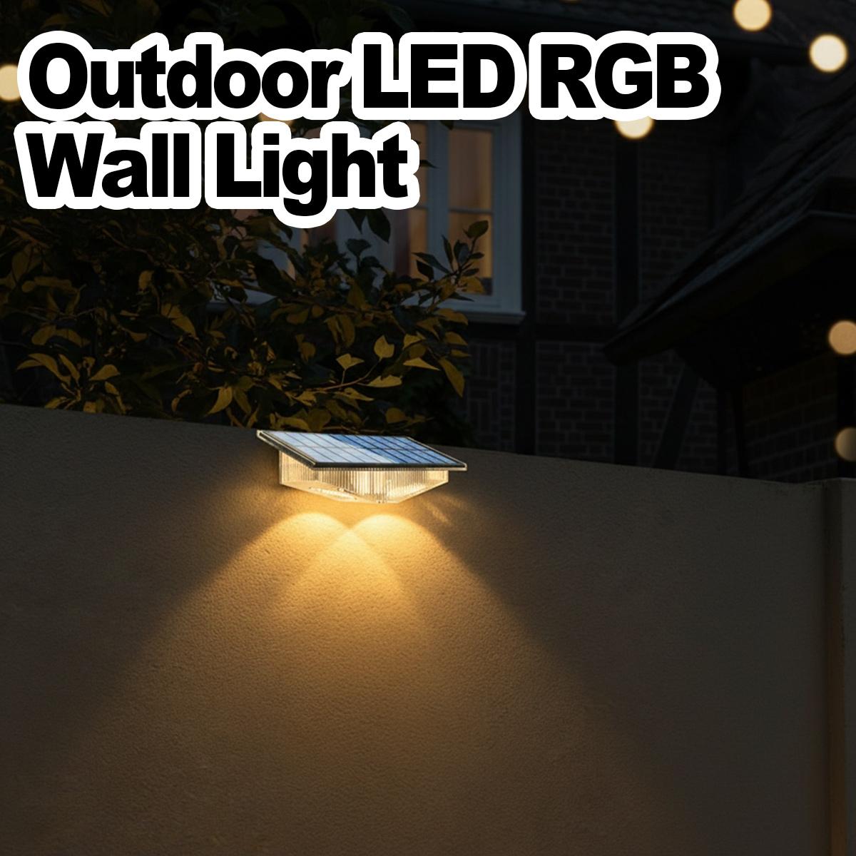 4Pcs Solar Fence Lights LED Wa - Outdoor Yard Lighting Fixtures recension och pris