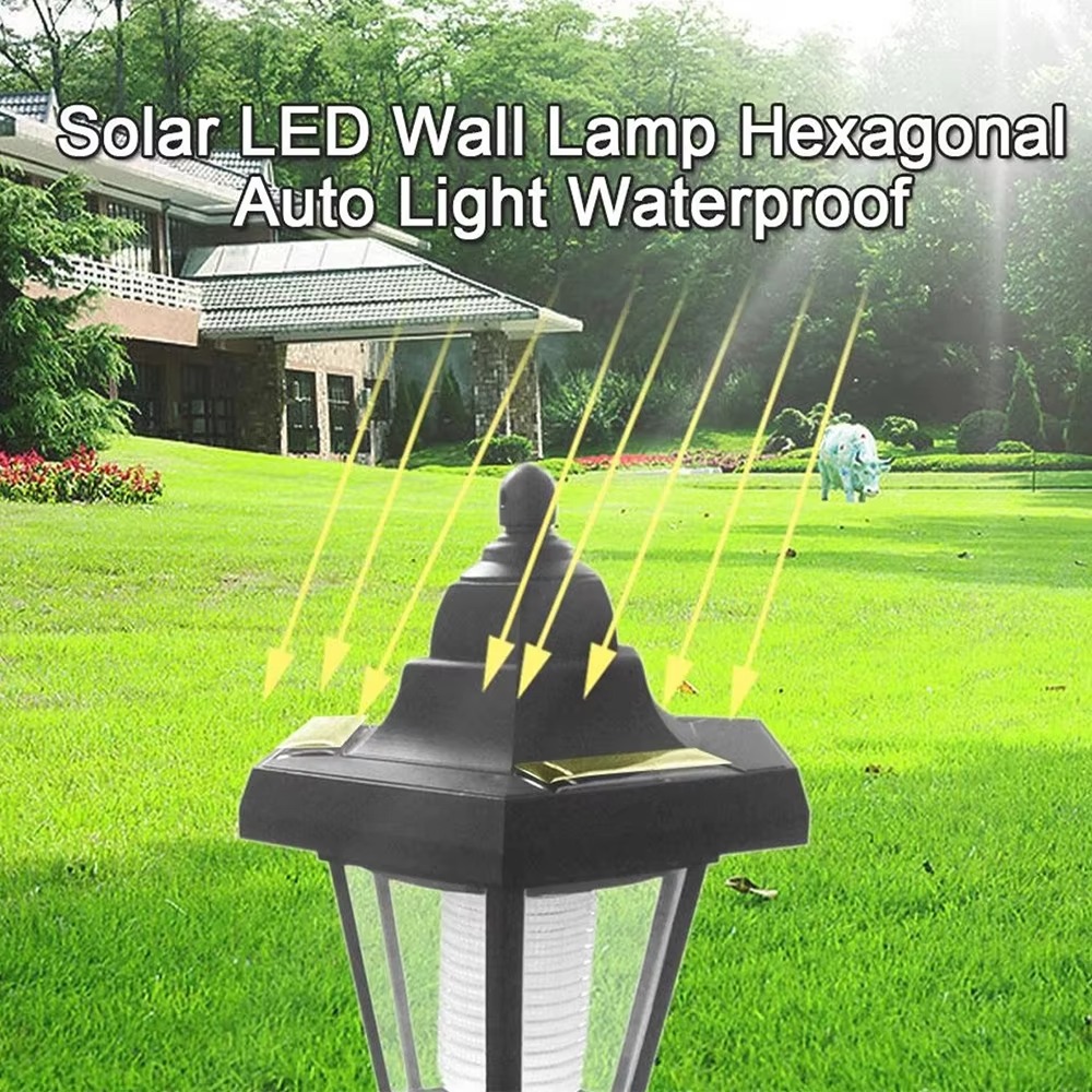 1-2PCS Solar LED Street Lights - Outdoor Yard Lighting Fixtures recension och pris