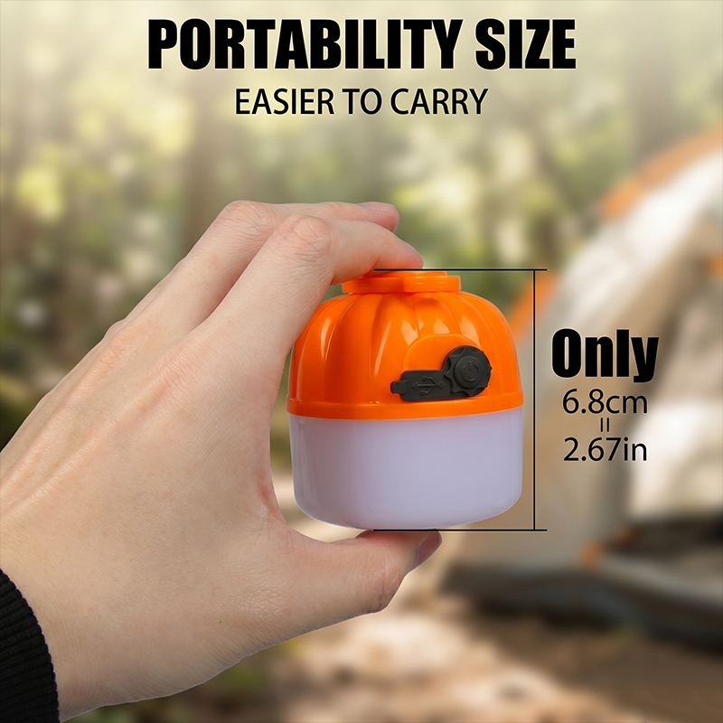 Mini Portable LED Pumpkin Bulb - Outdoor Lighting Electric recension och pris