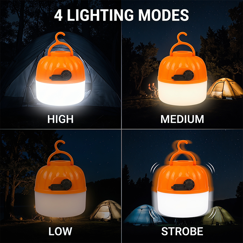Mini Portable LED Pumpkin Bulb - Outdoor Lighting Electric recension och pris