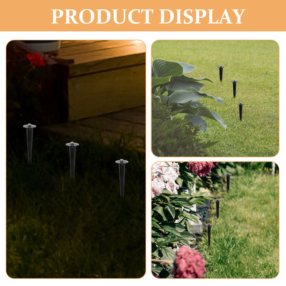 6Pcs Metal Solar Light Stakes  - Outdoor Lighting Ground Fixtures recension och pris