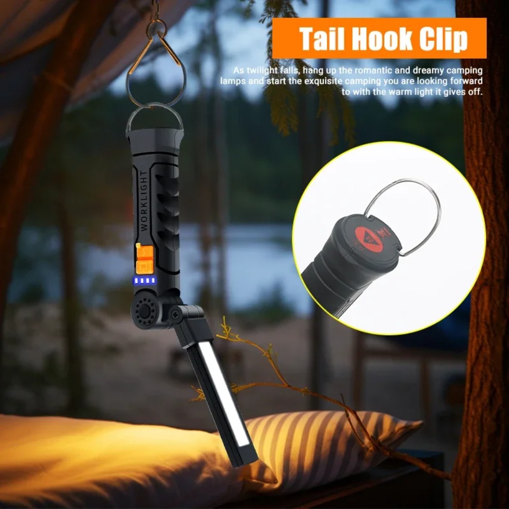 Portable COB LED Flashlight US - Outdoor Lighting Electric recension och pris