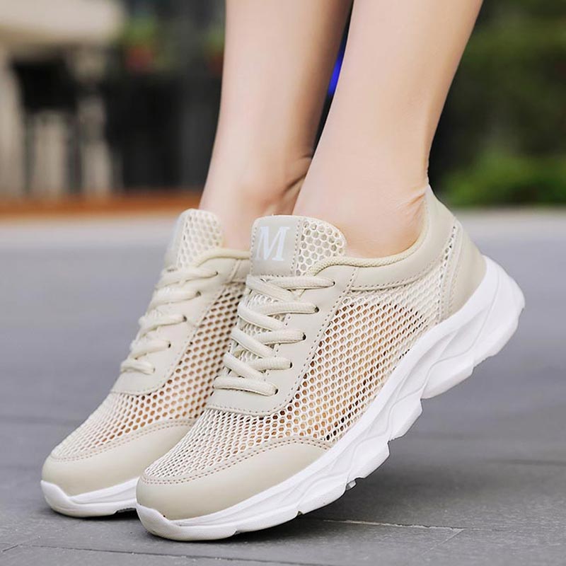 Summer Breathable Sneakers Wom - Outdoor Lighting Ideas For Front Of House recension och pris