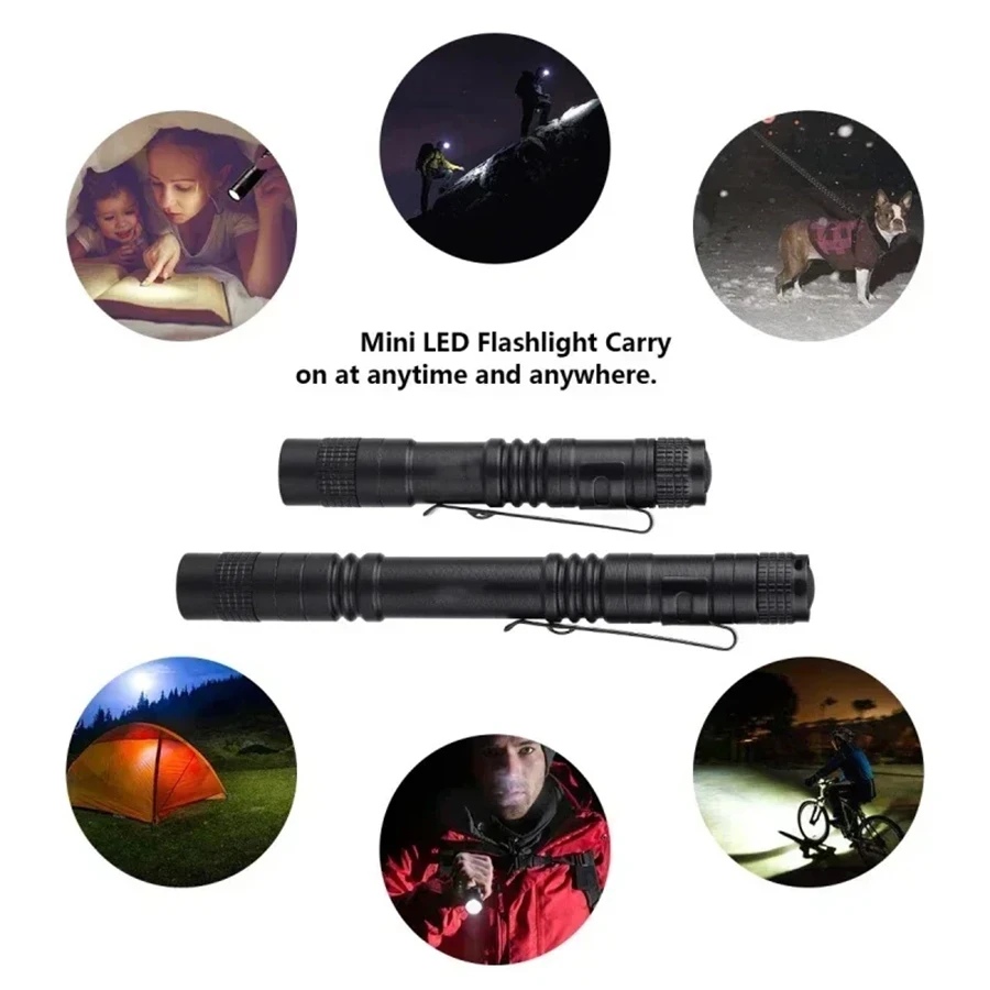 Mini Portable LED Flashlight P - Outdoor Lighting Electric recension och pris