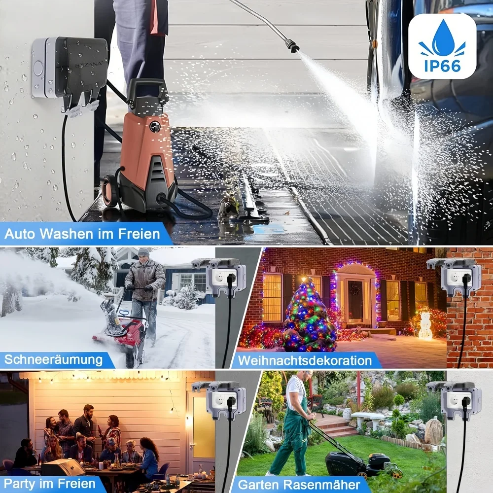 European-Style Outdoor Socket  - Outdoor Lighting Wall Mount recension och pris