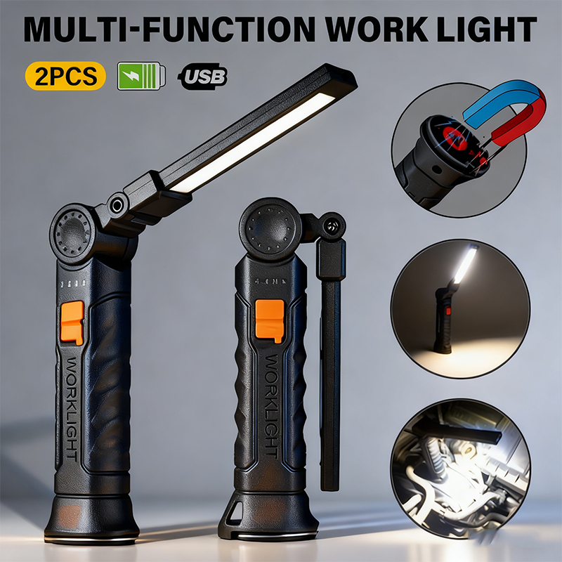 Portable COB LED Flashlight US - Outdoor Lighting Electric recension och pris