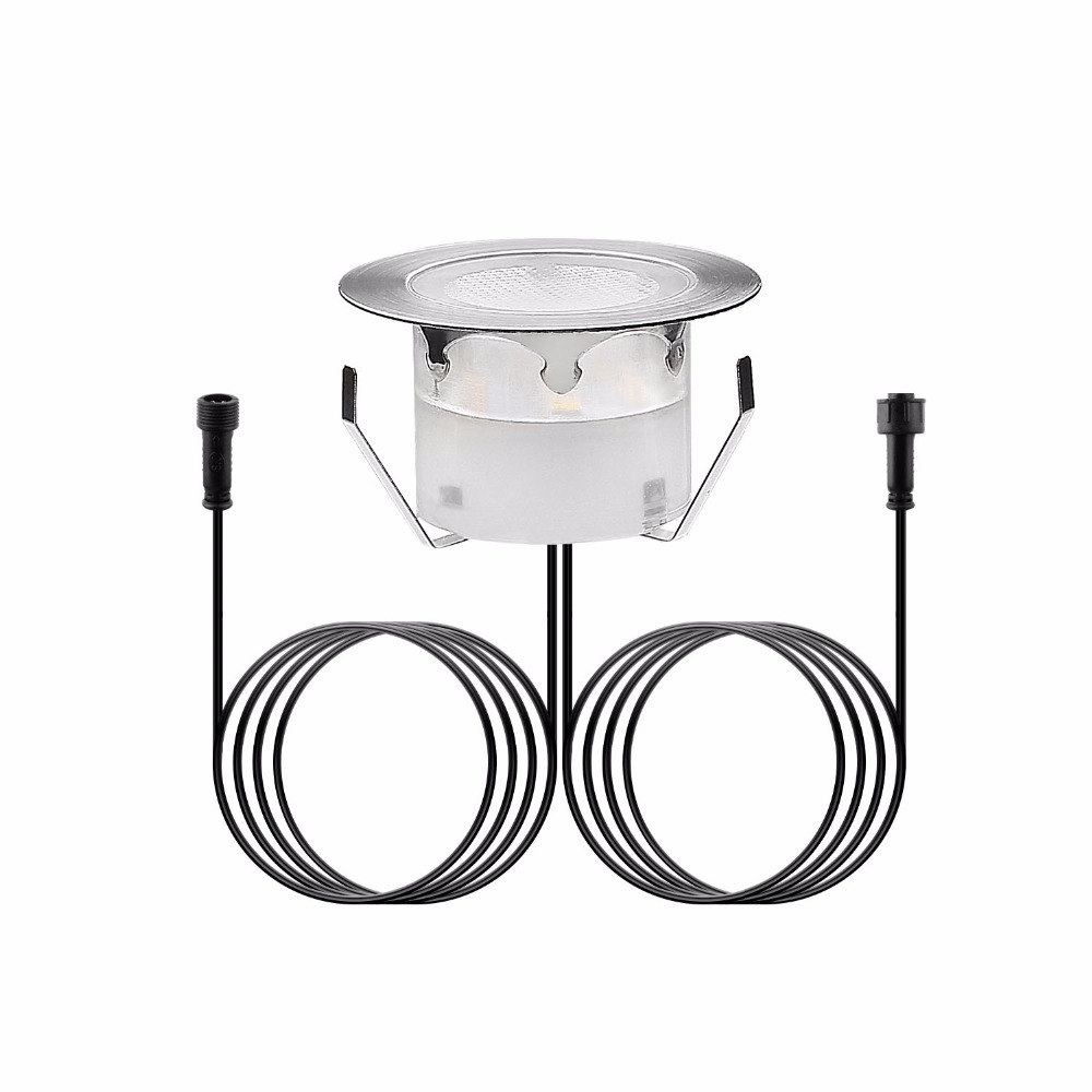 QACA 6 Pack LED Deck Lights Lo - Outdoor Lighting Kits Low Voltage recension och pris