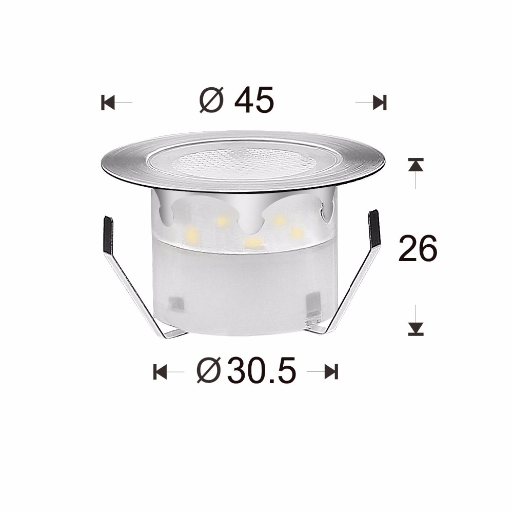 QACA 6 Pack LED Deck Lights Lo - Outdoor Lighting Kits Low Voltage recension och pris