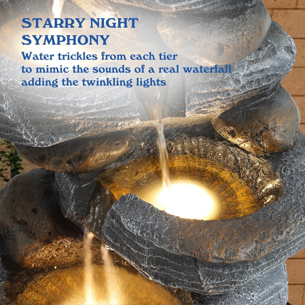 US Shipping 5-Tier Cascading R - Outdoor Lighting Linear recension och pris