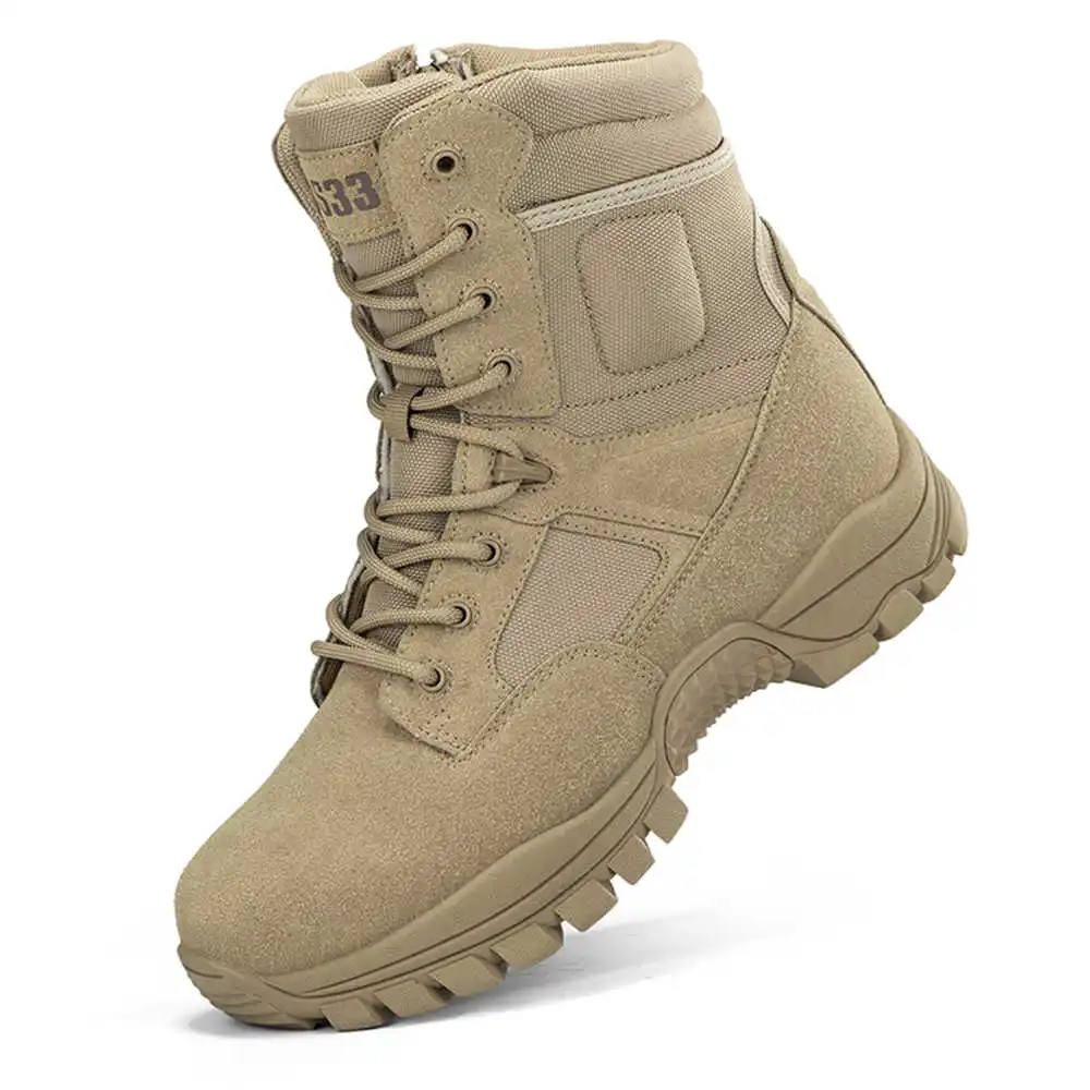 Nonslip Genuine Leather Hiking - Rock Light Camouflage recension och pris