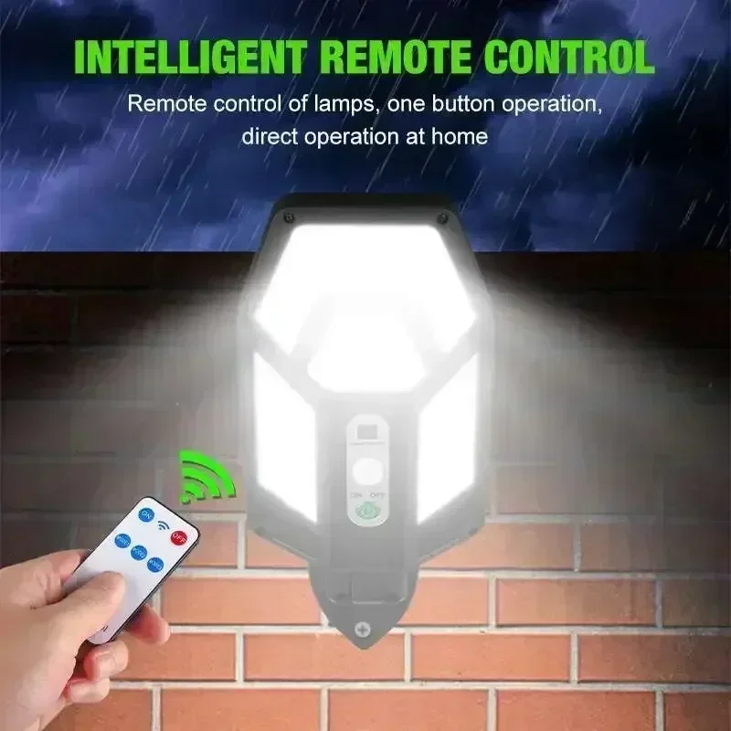 12000LM Powerful Solar Wall La - Outdoor Lighting Linear recension och pris