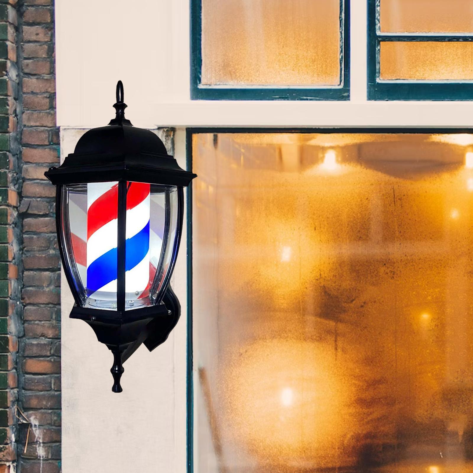 Barber Pole Light Rotating Lig - Outdoor Lighting Wall Mount recension och pris