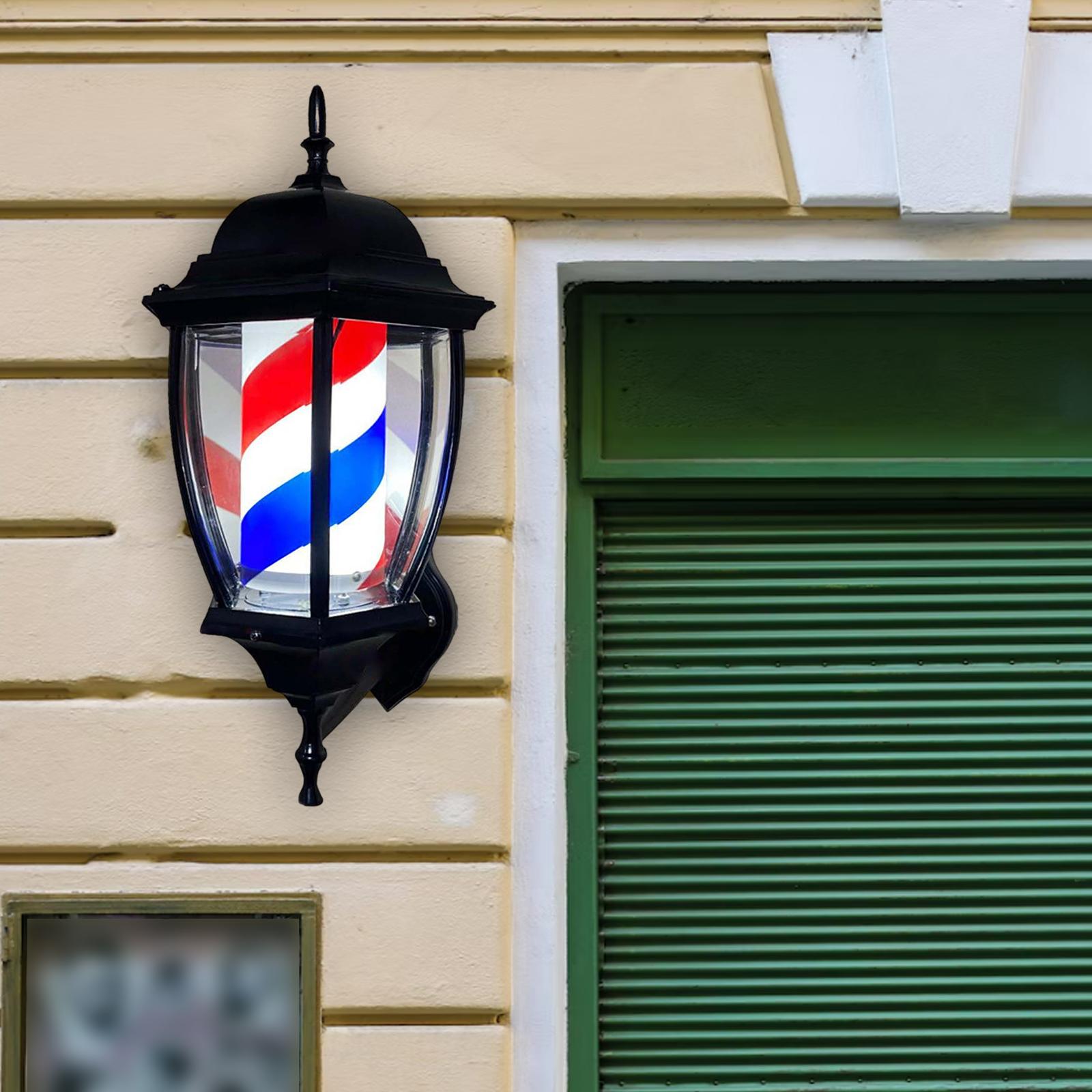 Barber Pole Light Rotating Lig - Outdoor Lighting Wall Mount recension och pris
