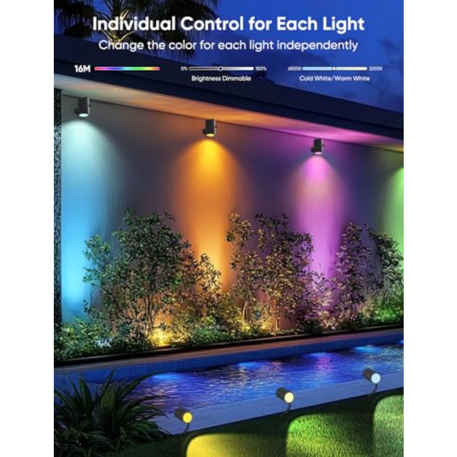 Outdoor Spot Light 00lm Smart  - Outdoor Lighting Kits Low Voltage recension och pris