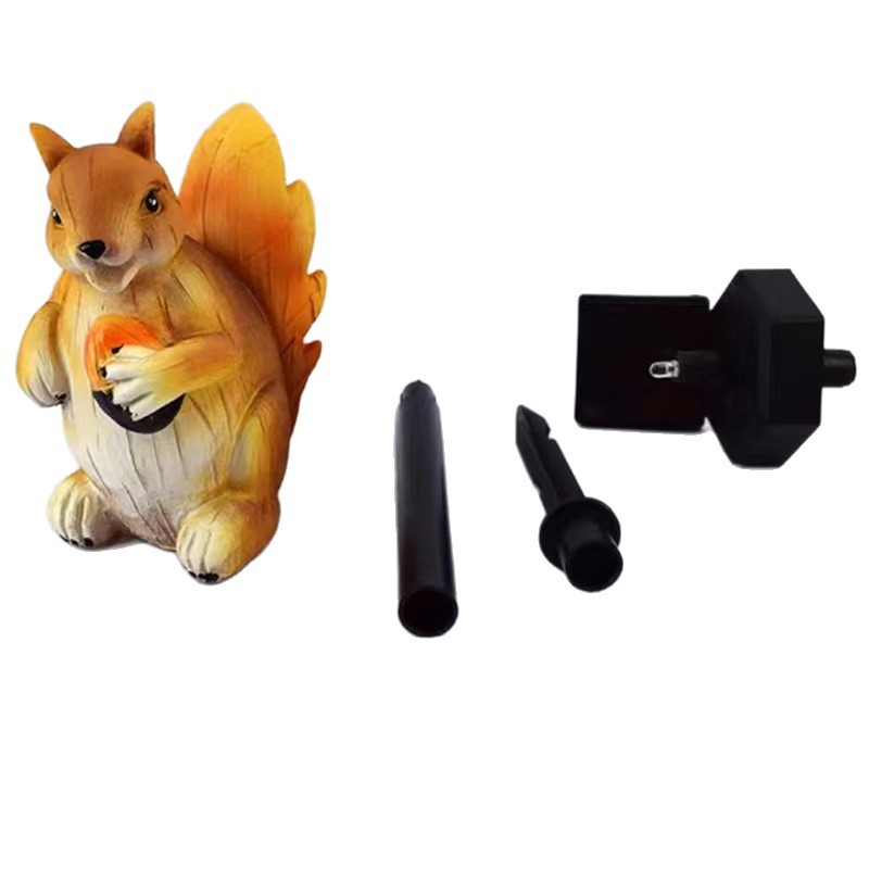 LED Solar Resin Squirrel Groun - Outdoor Lighting Ground Fixtures recension och pris