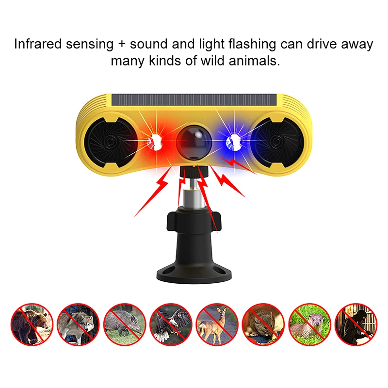 Solar Motion Sensor Alarm LED  - Outdoor Lighting Motion Sensor recension och pris
