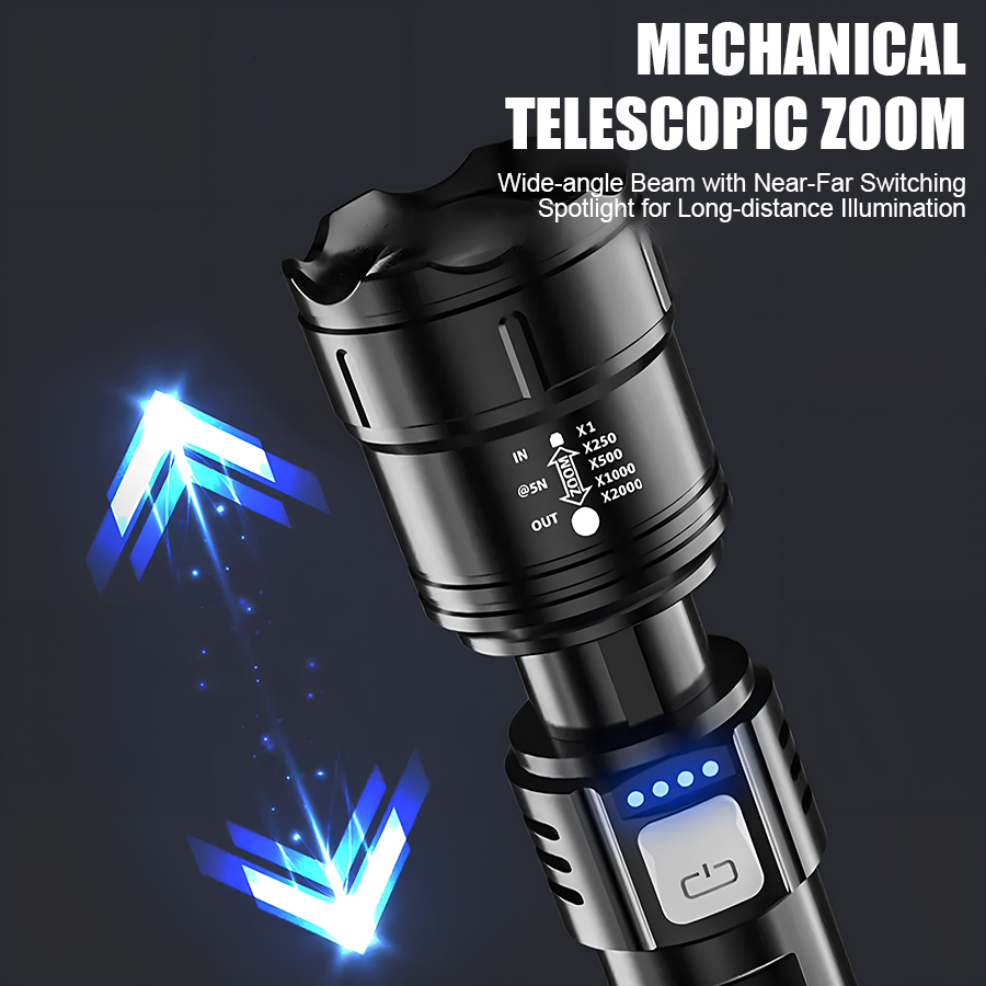 High Power P50 LED Flashlight  - Outdoor Lighting Electric recension och pris