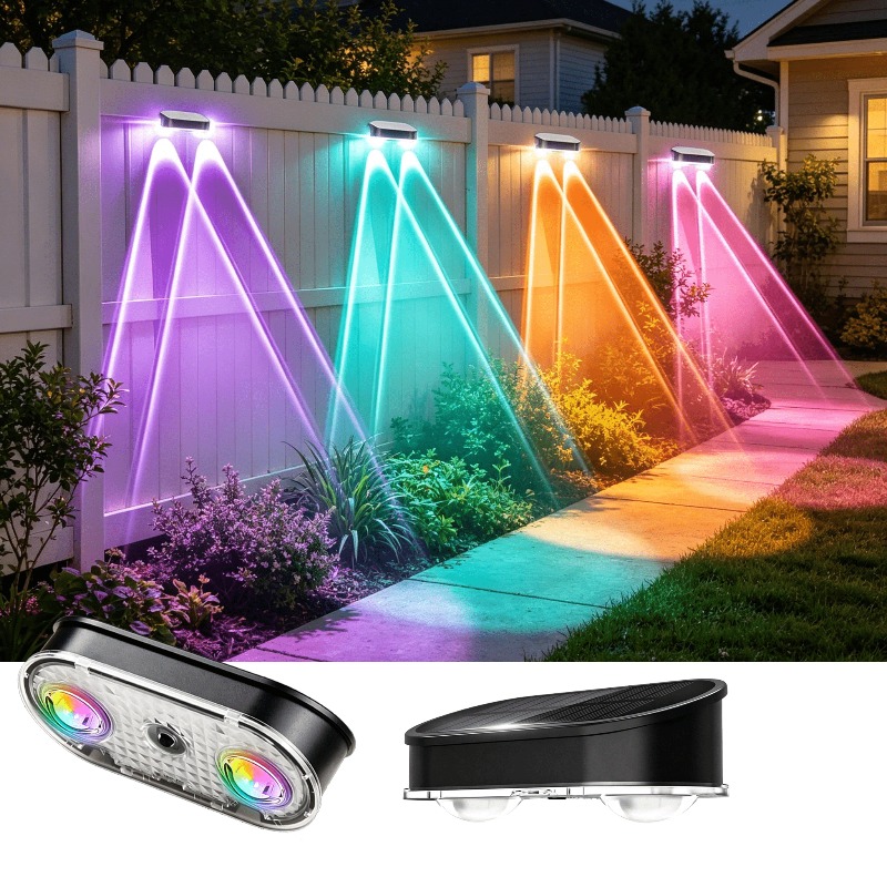 RGB Solar Fence Light IP44, 8  - Outdoor Lighting Linear recension och pris