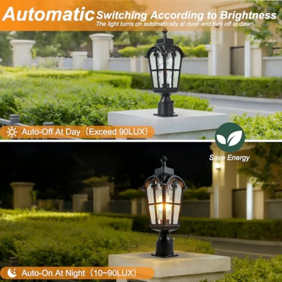 Sensor Outdoor Post Lights Wat - Outdoor Lighting Lamps recension och pris