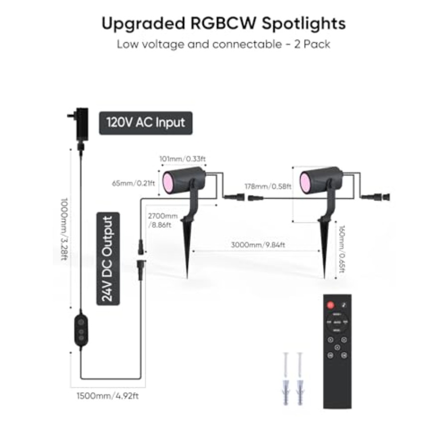 Outdoor Spot Light 600lm, Smar - Outdoor Lighting Kits Low Voltage recension och pris