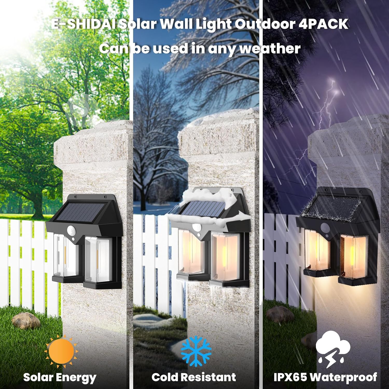Solar Powered Wall Light Vinta - Outdoor Lighting Linear recension och pris