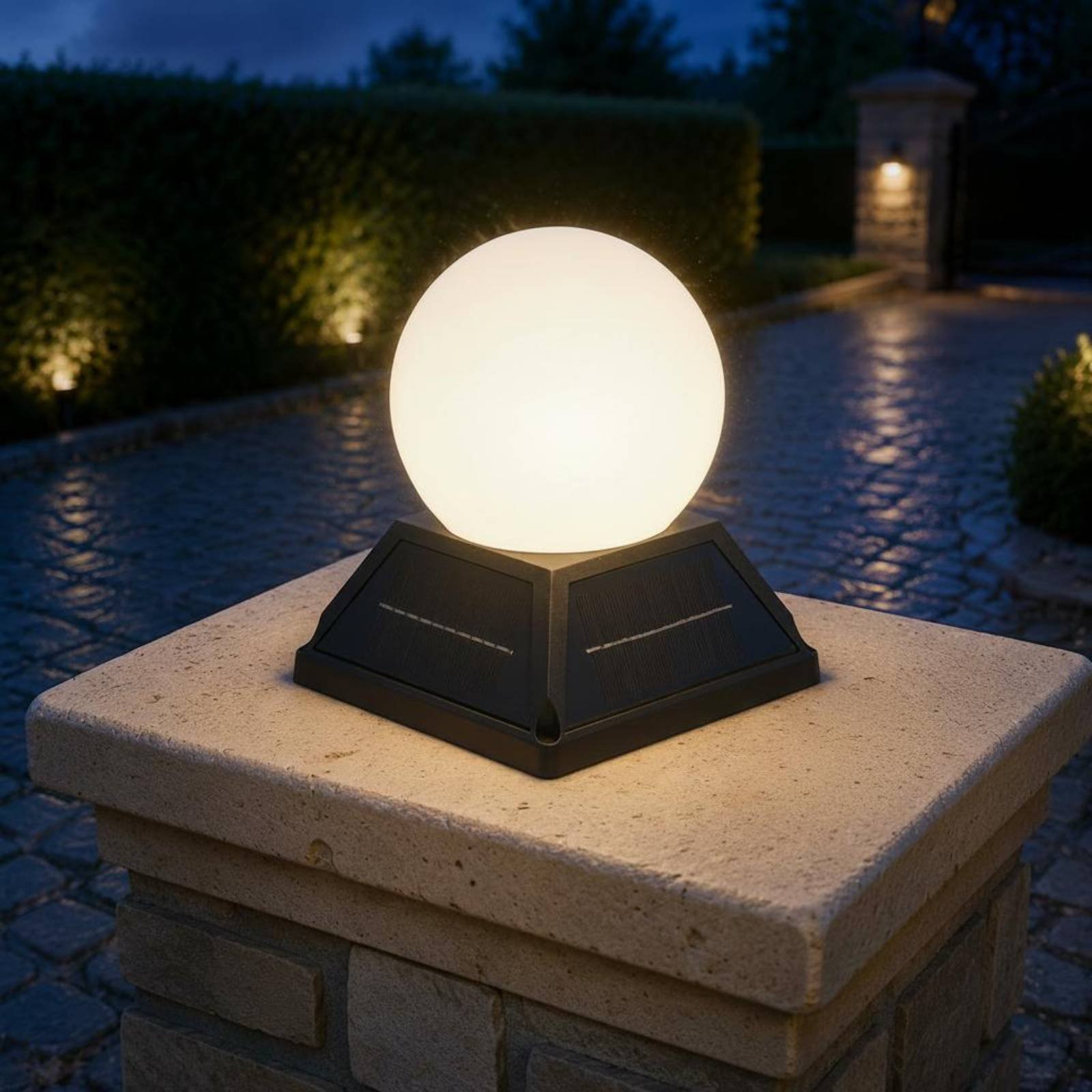 Solar Post Cap Light Wireless  - Outdoor Lighting Globes recension och pris