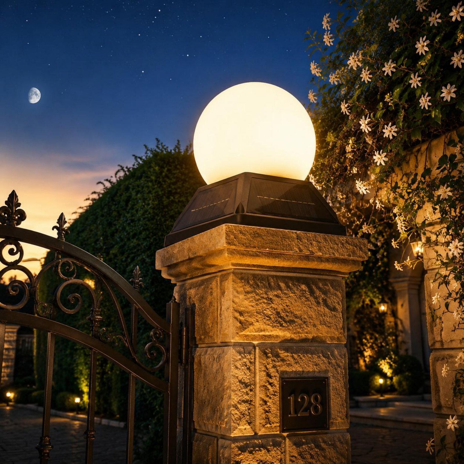 Solar Post Cap Light Wireless  - Outdoor Lighting Globes recension och pris
