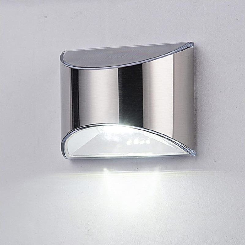 2Pcs Solar Garden Light Stainl - Outdoor Lighting Wall Mount recension och pris