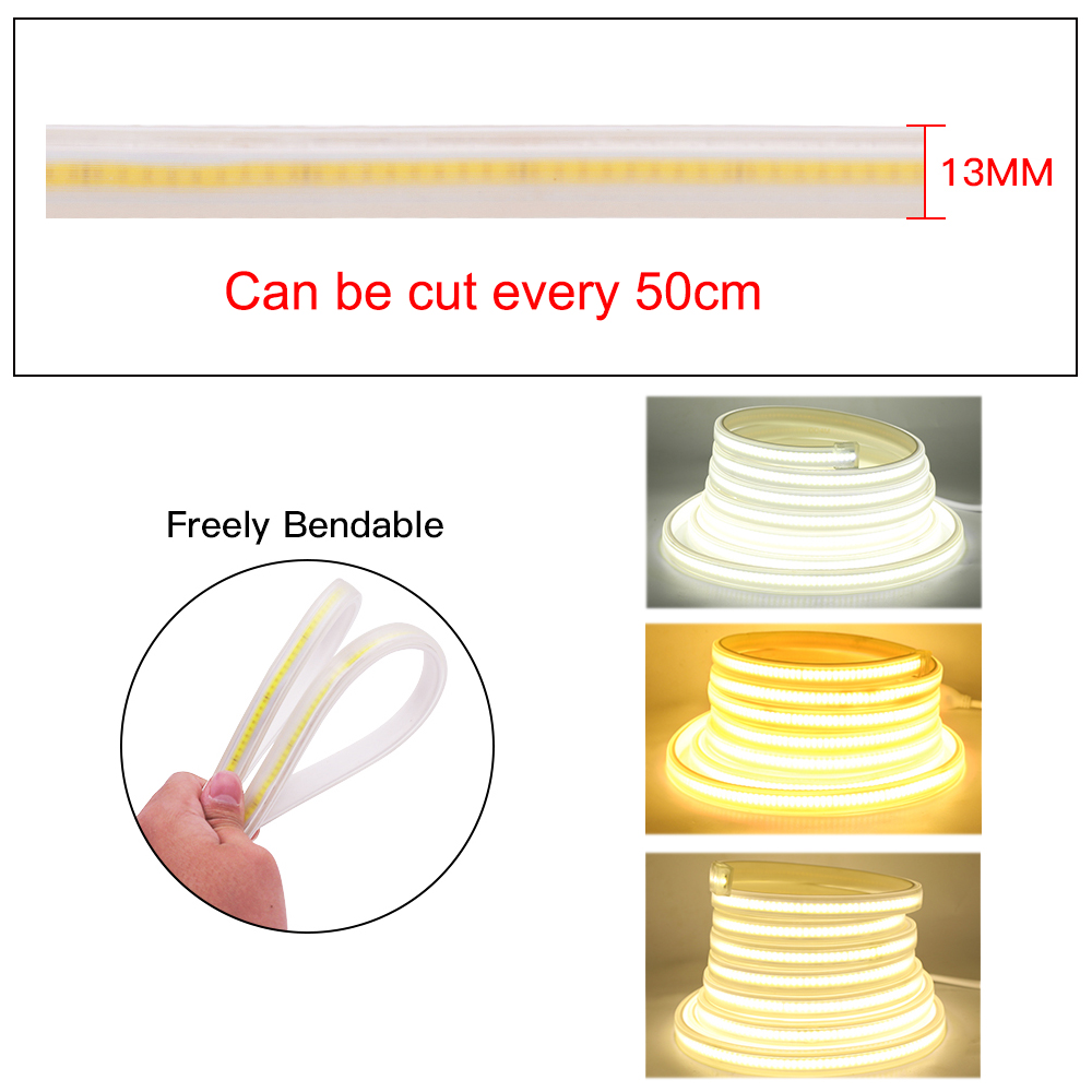 220V COB LED Strip Light IP67  - Outdoor Lighting Linear recension och pris