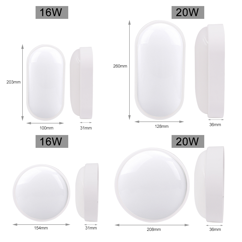 LED Moistureproof Wall Lamp 16 - Outdoor Yard Lighting Fixtures recension och pris