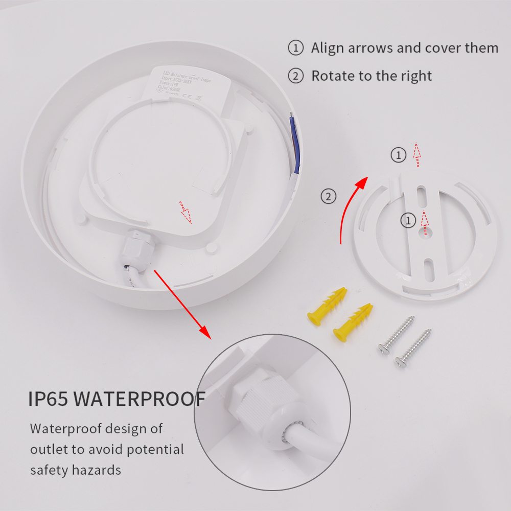 LED Moistureproof Wall Lamp 16 - Outdoor Yard Lighting Fixtures recension och pris