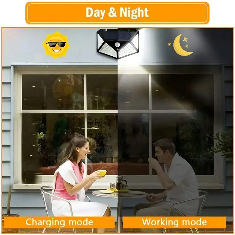 100LED Outdoor Solar Garden Li - Outdoor Lighting Motion Sensor recension och pris