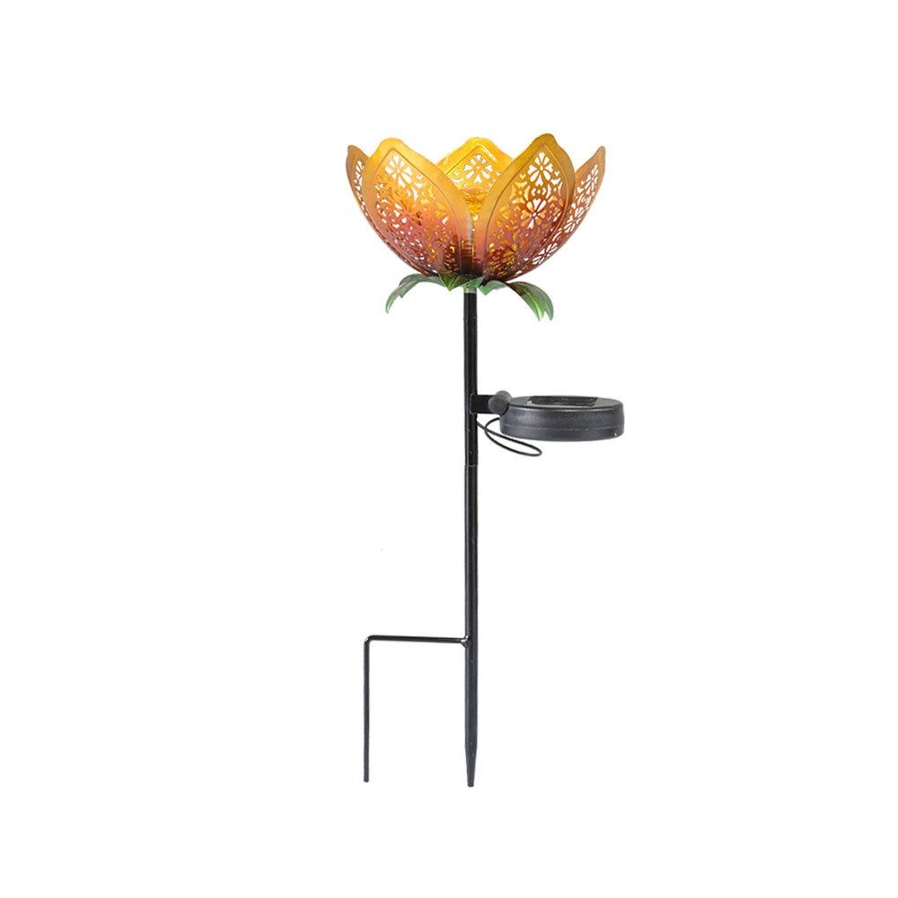 Lotus Shaped Solar Powered Lam - Outdoor Lighting Ground Fixtures recension och pris