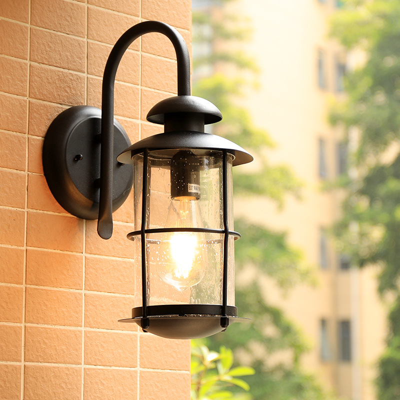 Vintage Wall Lamp E27 Bulb Sco - Outdoor Yard Lighting Fixtures recension och pris