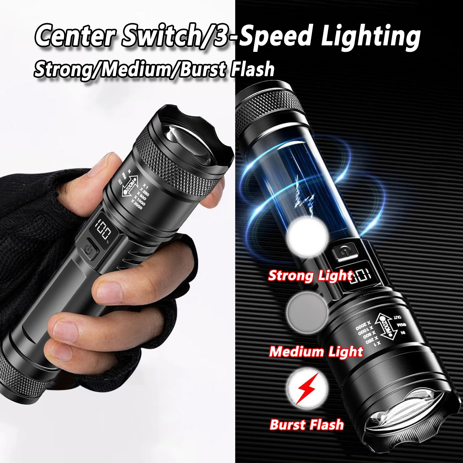 Ultra Bright LED Flashlight 20 - Outdoor Lighting Globes recension och pris