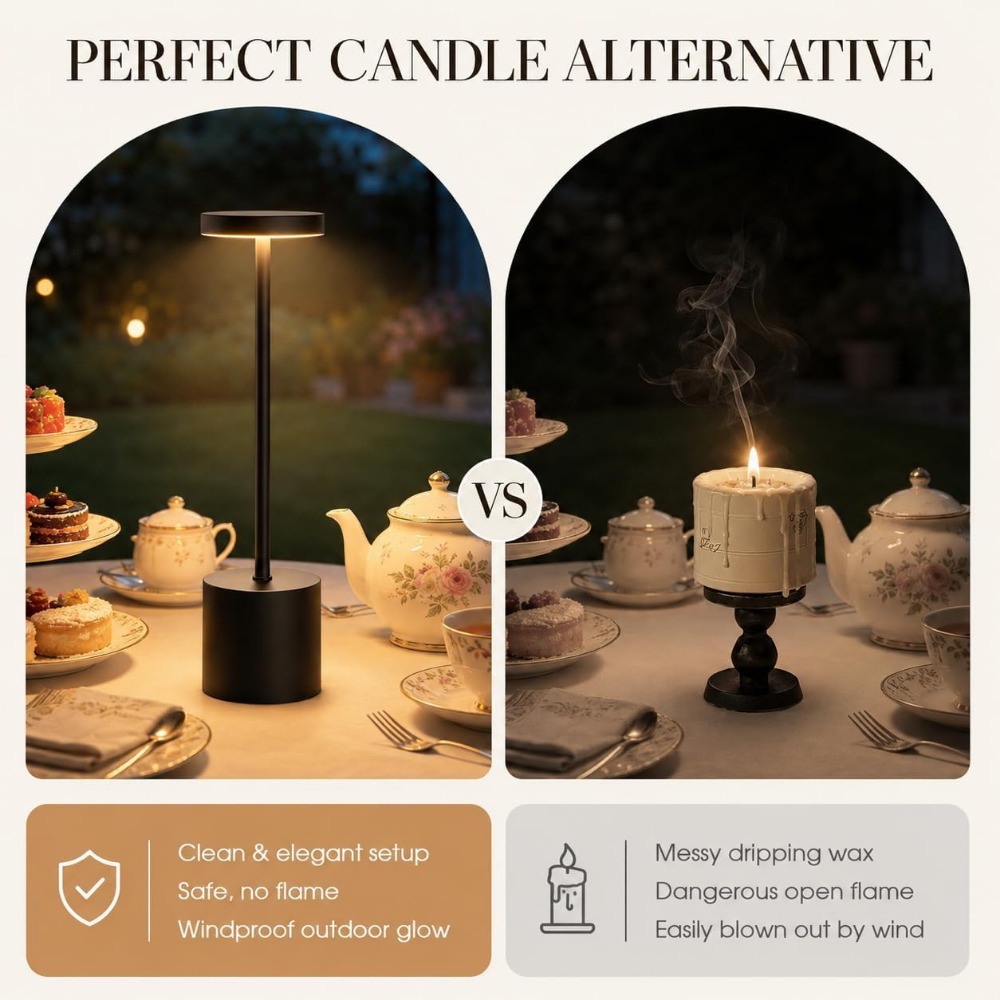 Cordless Table Lamp Set 5000mA - Outdoor Lighting Lamps recension och pris